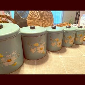 Vintage canister set